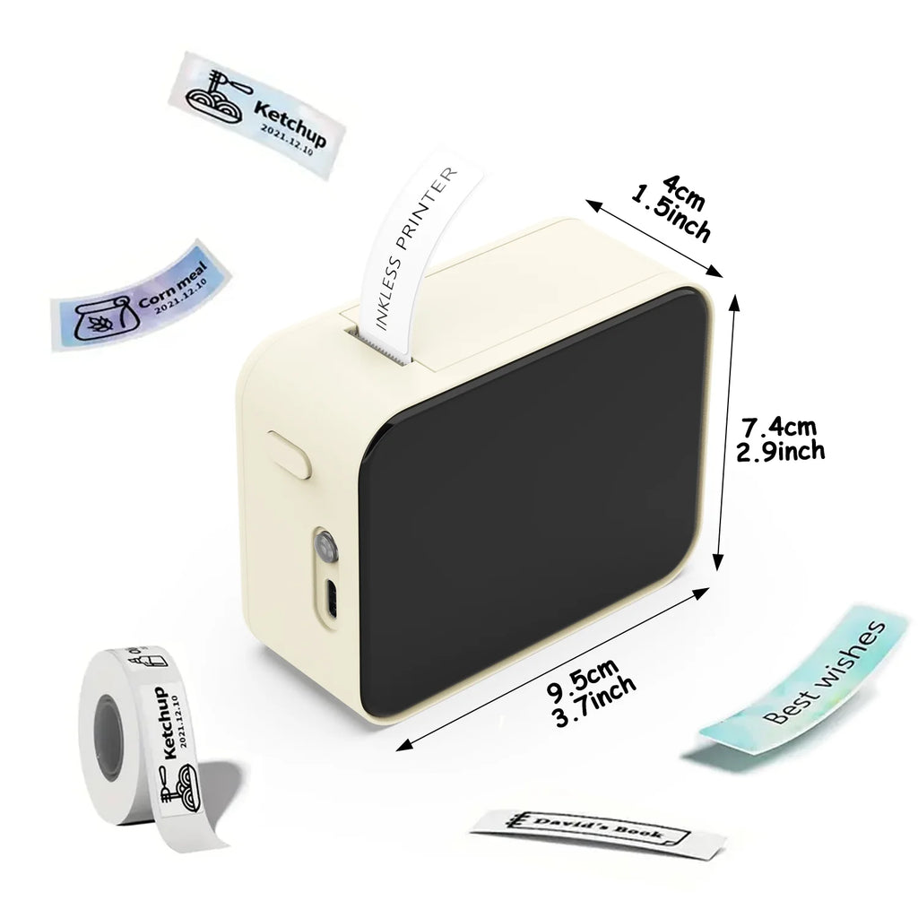Stampante termica portatile Mini P15 Bluetooth per etichette 15 mm