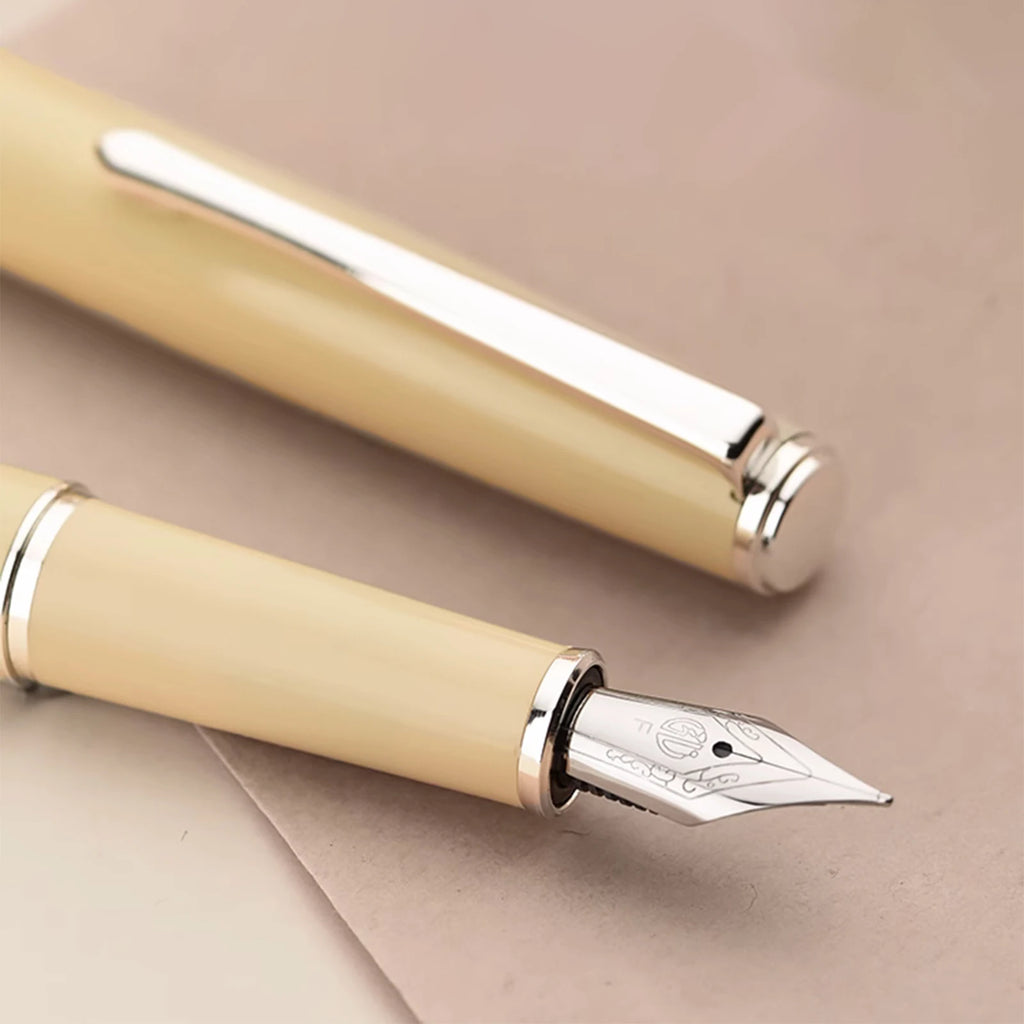 Penna stilografica retro Hongdian 920s, punta 0.38 mm, scrittura elegante