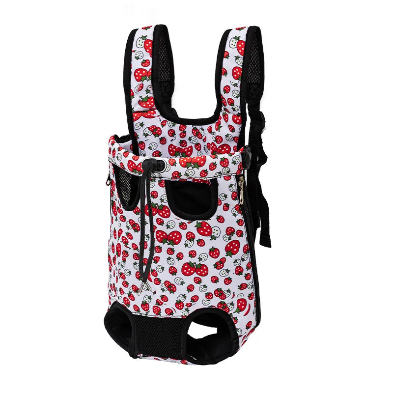 Zaino Esterno per Cani Camuffamento Traspirante, Carrier Viaggio Piccola Taglia