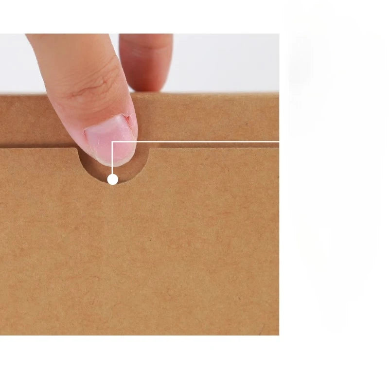 20pcs/lot Folding Corrugated Paper Box Mailing Shipping Gift Box Cardboard For Business Shipping Express Packaging Box