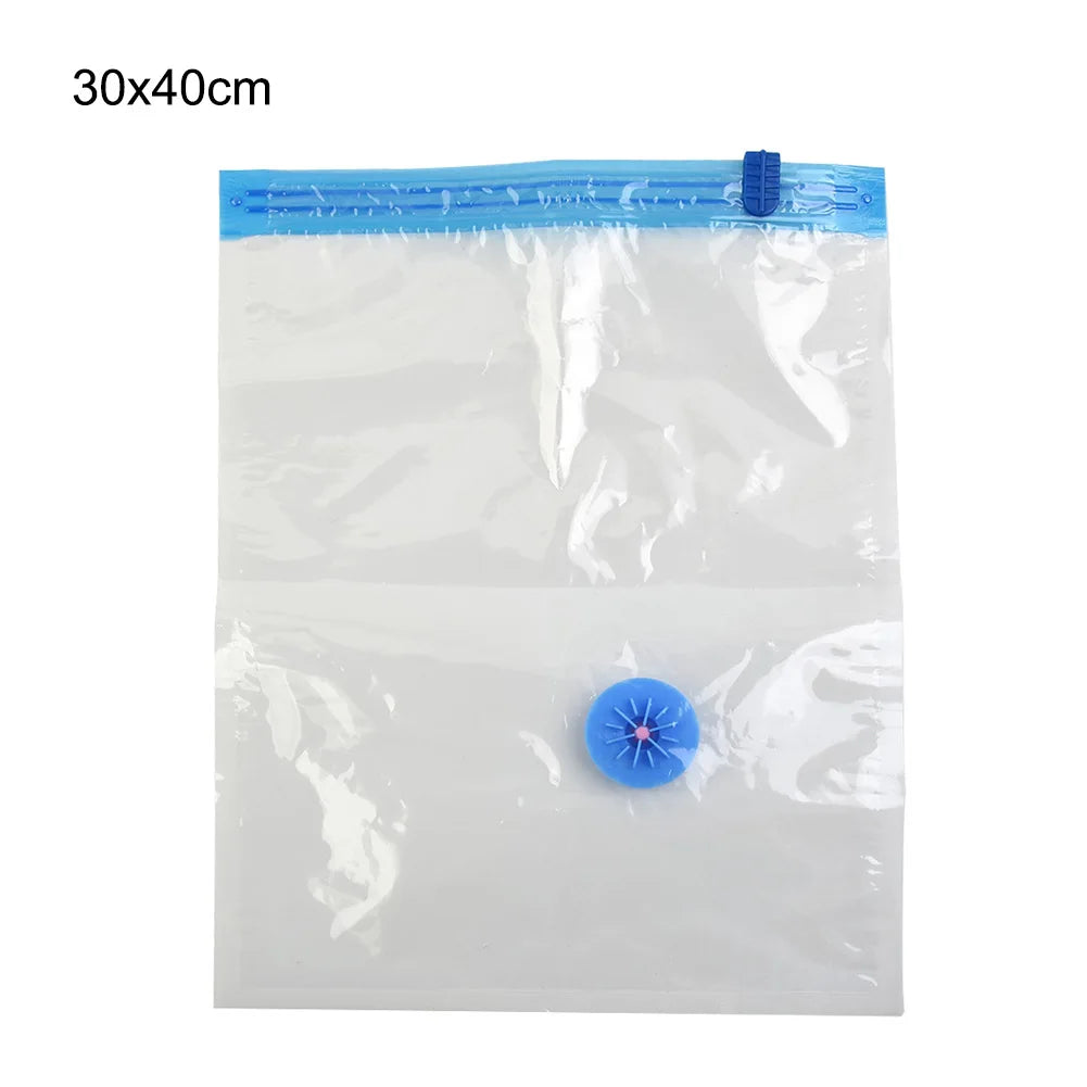 Vacuum Storage Bags With Valve Folding Compressed Space Saving Clothes Storage Big Size For Towel Cloth Blanket