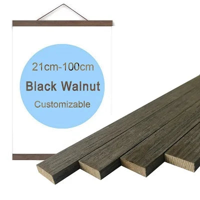 Cornice Magnetica in Legno Teak 8 Colori 30-50cm