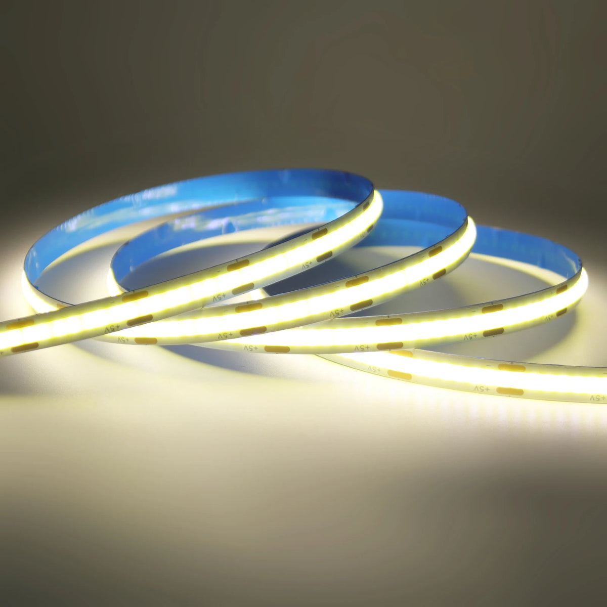 Striscia LED COB 5V 320 LED/m, alimentata da 3 AA, colori 3000‑6000K, 0,5‑5 m