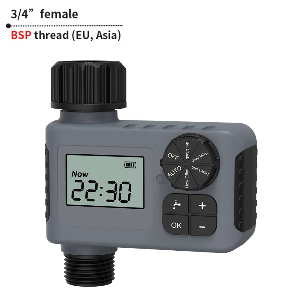 Timer programmabile per irrigazione giardino 1-3 zone con ritardo pioggia