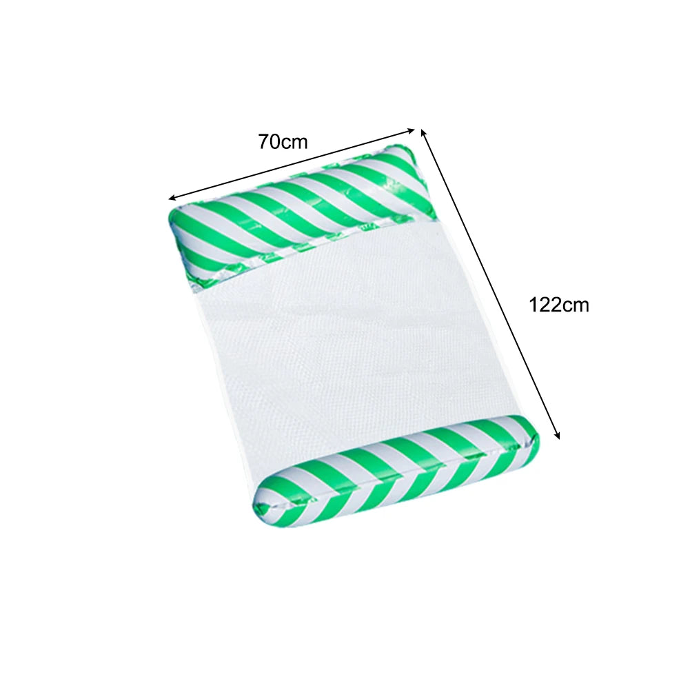 Hamac gonflable pliable pour piscine et plage – transat ergonomique