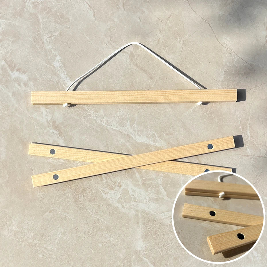 Cornice magnetica in legno di teak per poster e stampe – 30x40/40x60 cm