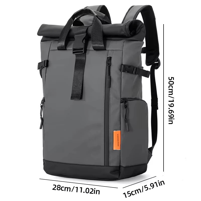 Sac à dos de voyage imperméable 15,6" pour ordinateur portable, 20-25L, polyvalent pour l'école et…