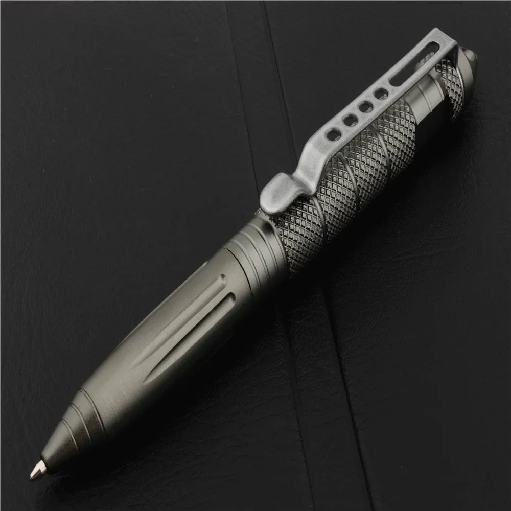 Penna tattica in alluminio antiscivolo con punta da 0,5 mm – Multiuso per…