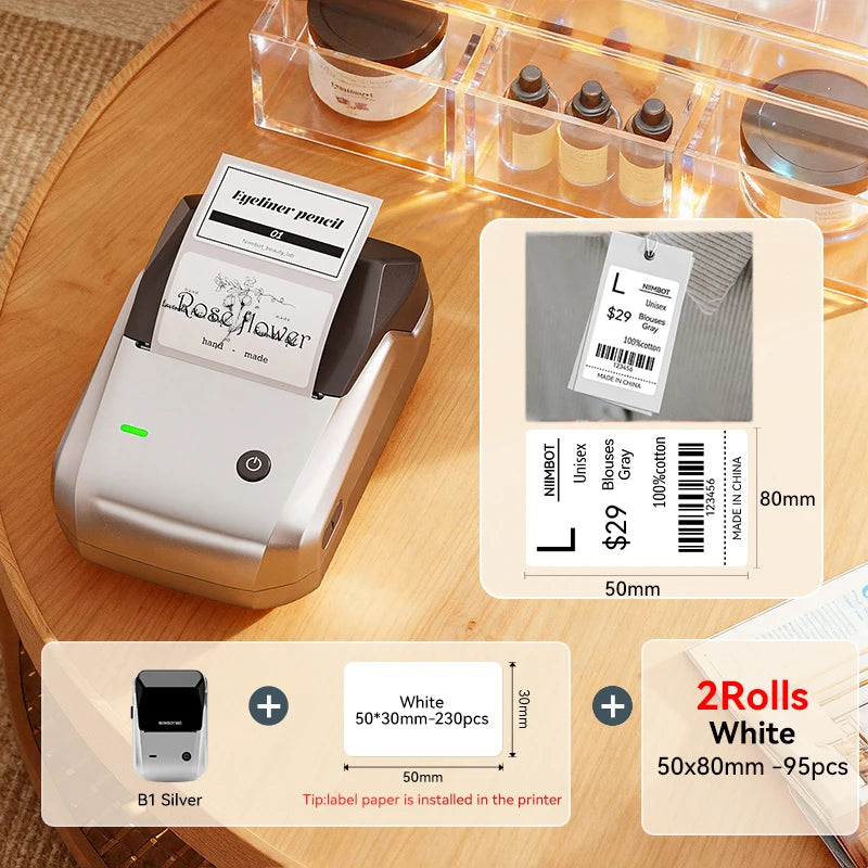 Stampante Etichette Termica Bluetooth Portatile Niimbot B1/B1 PRO
