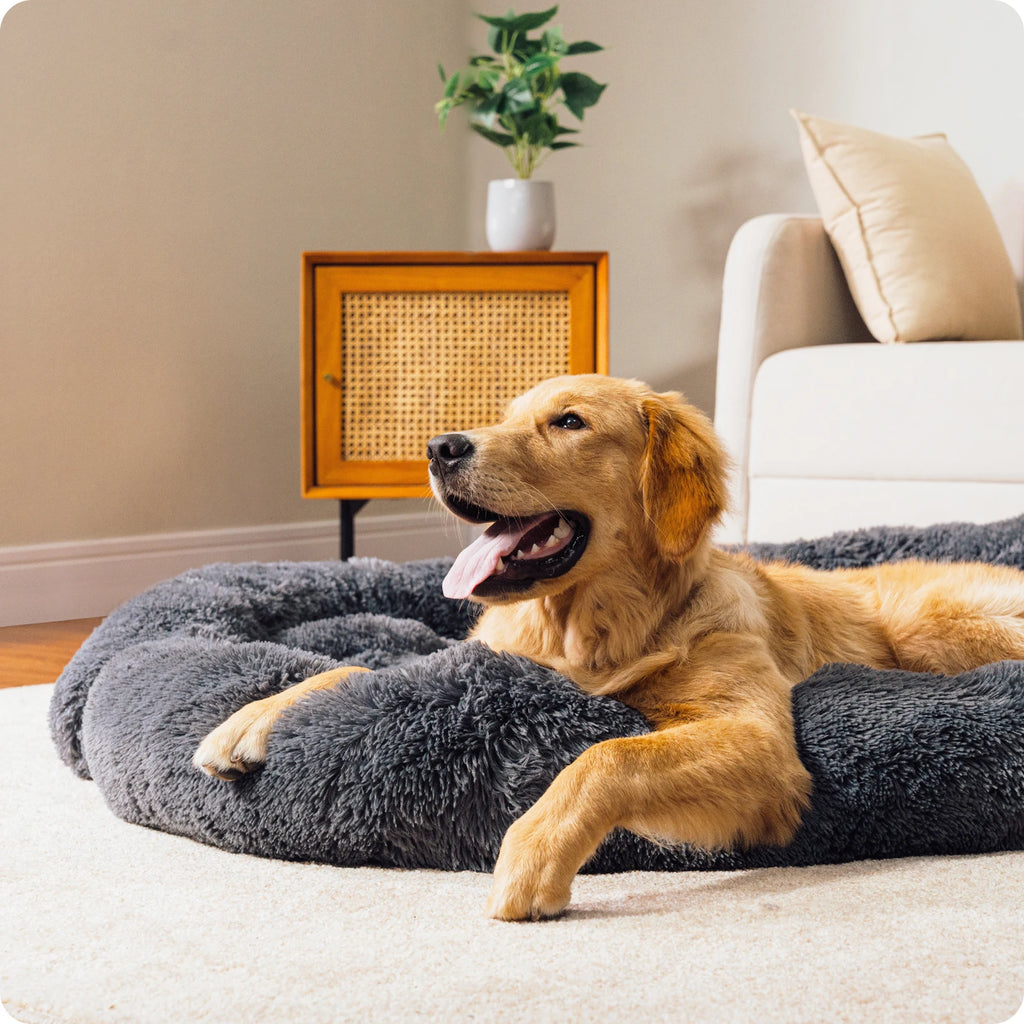 Cuccia Fluffy per Cani e Gatti - Letto Morbido Lavabile in Lavatrice