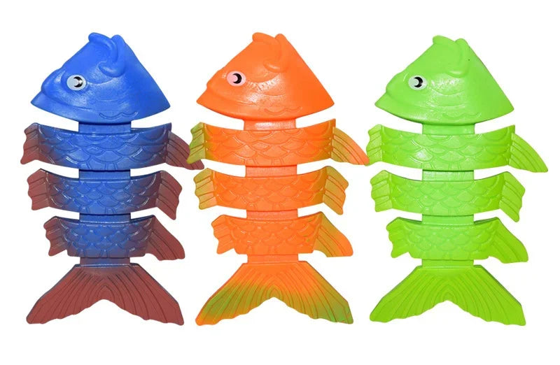 Children's Summer Pool Diving Swimming Toys Shark Rocket Throwing Toys Water Fun Game Diving Pool Sinking Set for Boys Girls