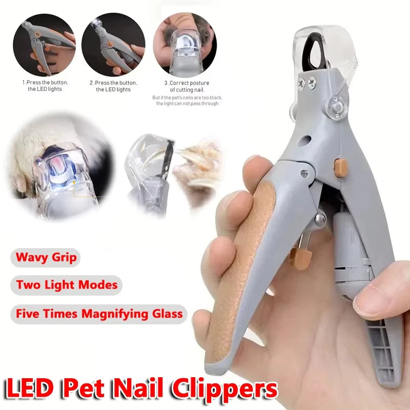 Tagliaunghie LED per cani e gatti – Cura sicura e precisa delle unghie