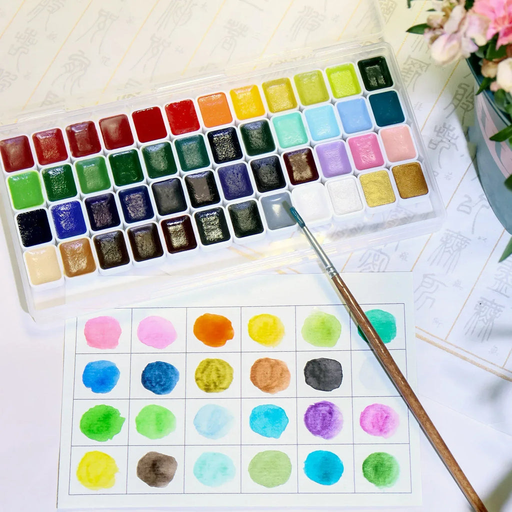 Set di acquerelli 48 colori 1 ml per artisti, adulti e principianti