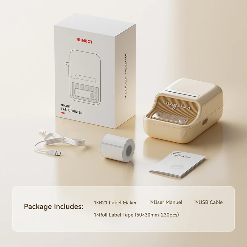 Stampante termica B21: etichette wireless per abbigliamento, gioielli e…