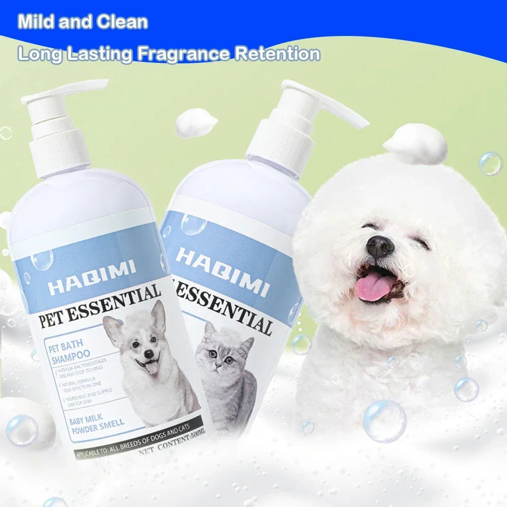 Shampoo Pet 500ml per Cani e Gatti - Detergente Gentle con Estratti Vegetali