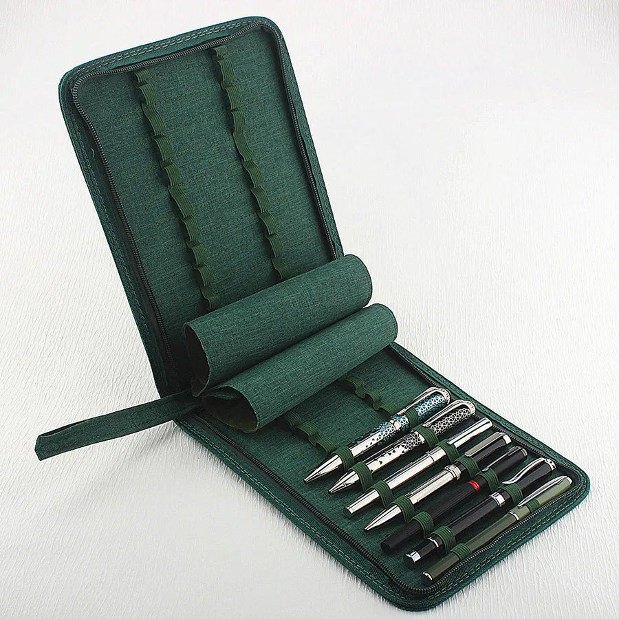 Étui porte-stylos en toile avec 48 emplacements, grande capacité imperméable