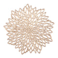 vinyl hollow-out coaster – irregular flower design for kitchen, wedding, holiday decor