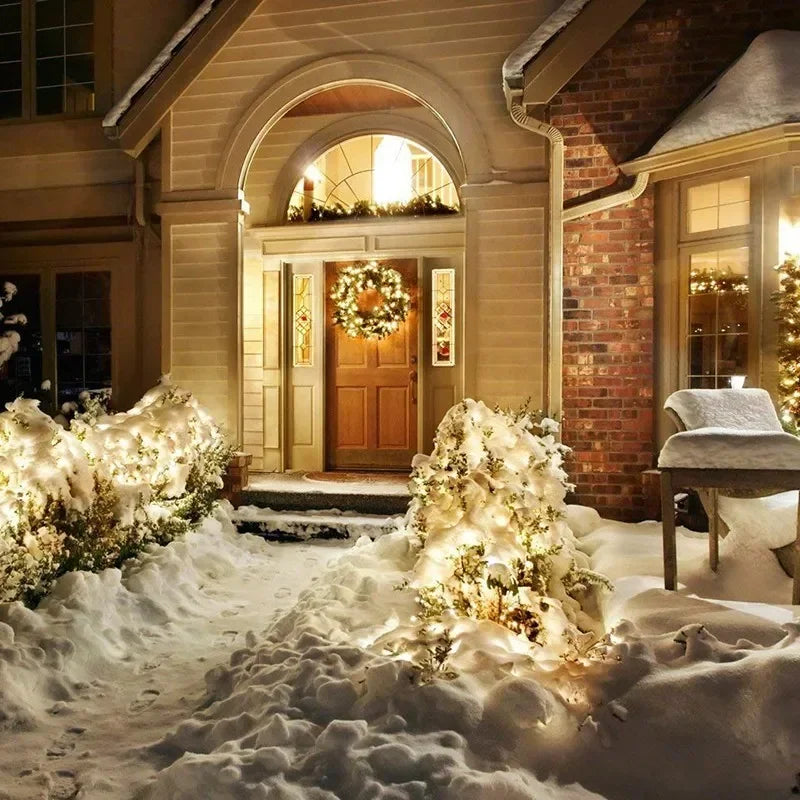1 2 3 4 5Packs Solar Led Fairy Light Outdoor Christmas Lights 8Modes Copper Wire Lights Waterproof Garden Tree Patio Decor