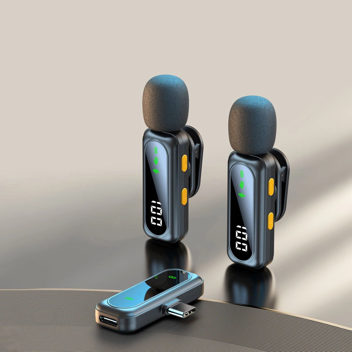 Microfono Lavalier Wireless Dual per iPhone e Android – Audio Cristallino