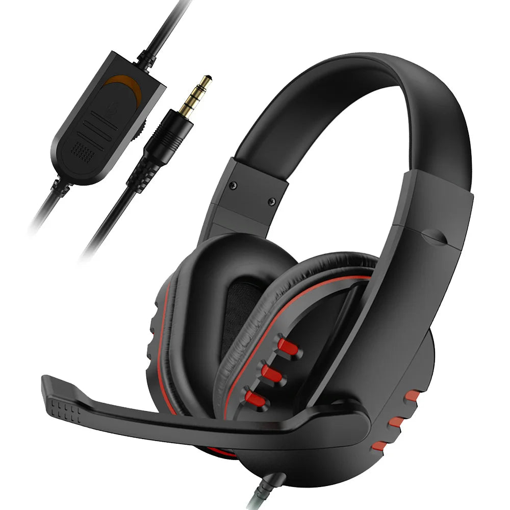 Headset Gaming Cablato 3.5mm con Microfono e Cancellazione Rumore – Compatibile…