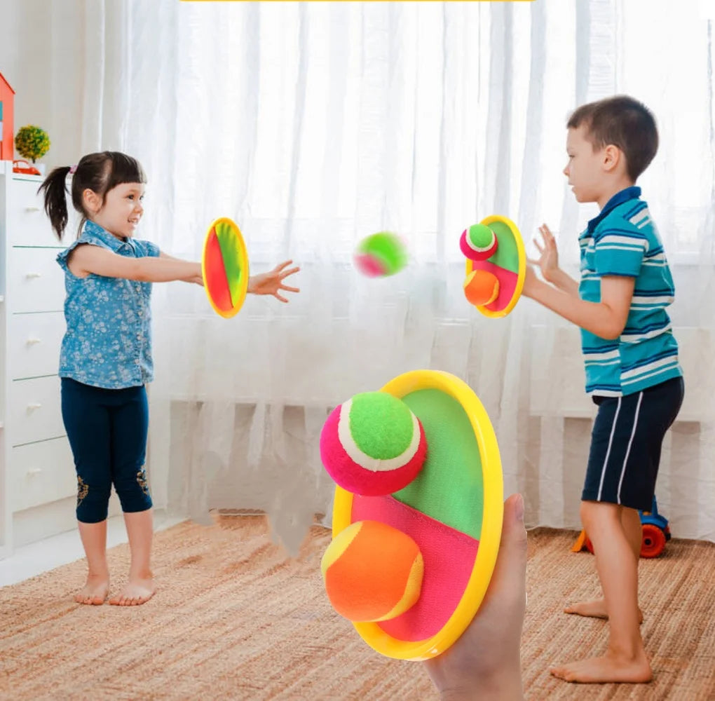 Set da Gioco da Giardino con Palline Adesive – Lancio e Acchiappamento