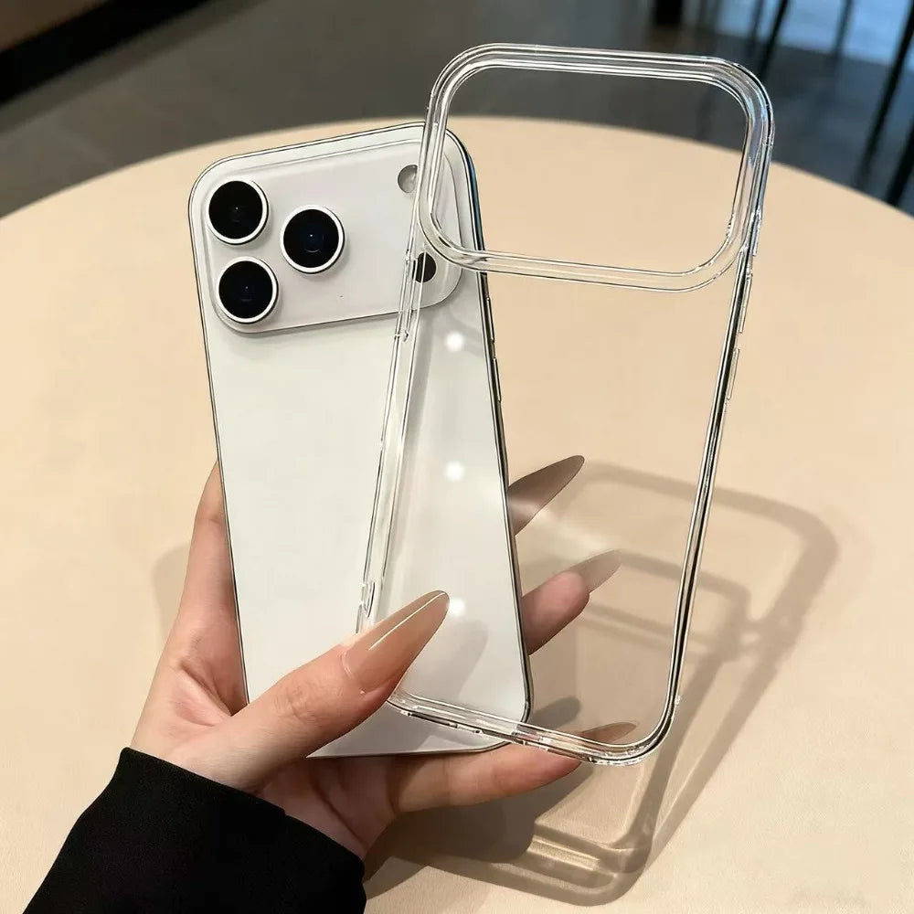 Ultra Slim Transparent Case for iPhone 18 17 16 15 14 13 12 11 Pro Max Case Crystal Clear  Anti-Yellowing Military-Grade Cover