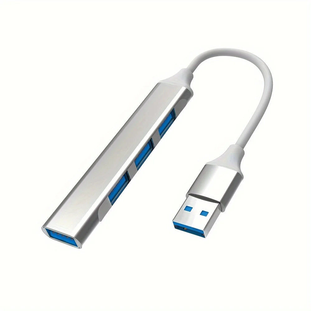 Hub USB Type‑C 4 porte OTG – Compatibile con Xiaomi, Lenovo, MacBook e PC