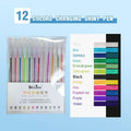 Set of 8-60 Metallic Glitter Gel Pens 1.0 mm Color Ballpoint Pen Book Card Long Lasting Writing Drawing Marking Coloring DIY Art