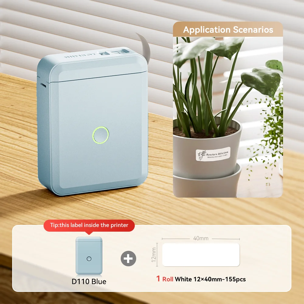 Stampante termica portatile Mini wireless per etichette adesive