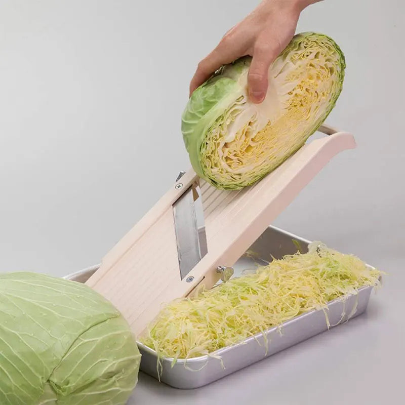 Mandolina professionale giapponese con 3 lame in acciaio inox per verdure e…