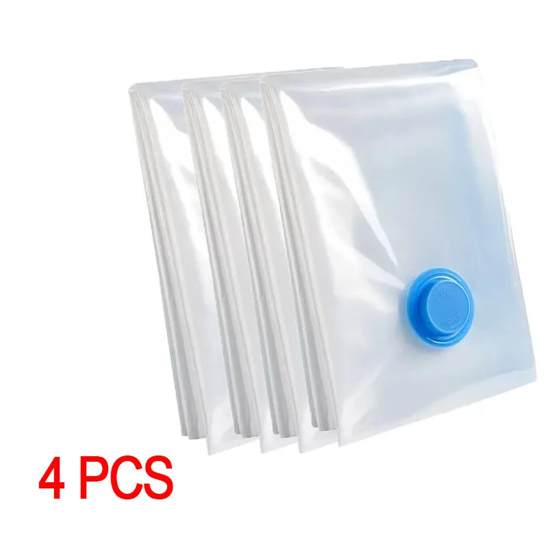 Vacuum Bag for Clothes, Air Vacuum Bag with Pump, Travel Essentials, Space Saver Bags for Comforters Blankets Storage Organizer