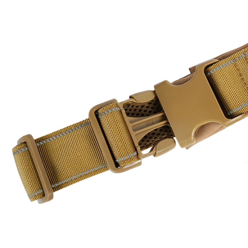 Imbrago anti-tiro in nylon 1000D per cani grandi con manico riflettente