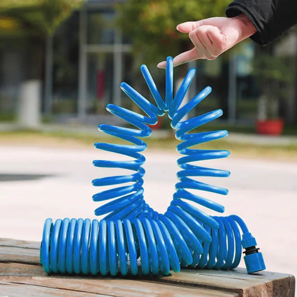 Tubo da Giardino Retrattile EVA 10‑15 m – Curly Magic, Espandibile e Portatile