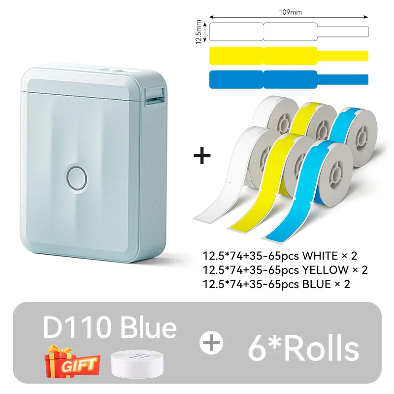 Stampante Etichette Termica Portatile Bluetooth Niimbot D110