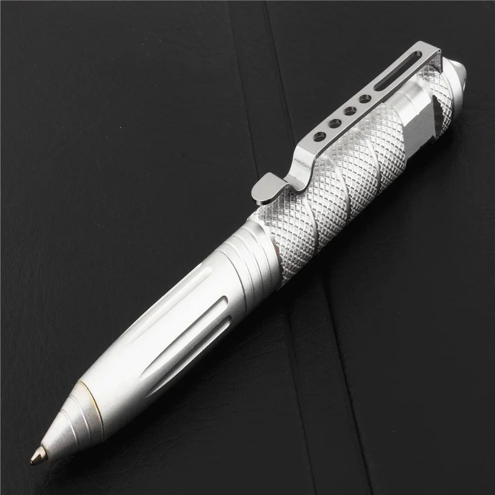 Penna tattica in alluminio antiscivolo con punta da 0,5 mm – Multiuso per…