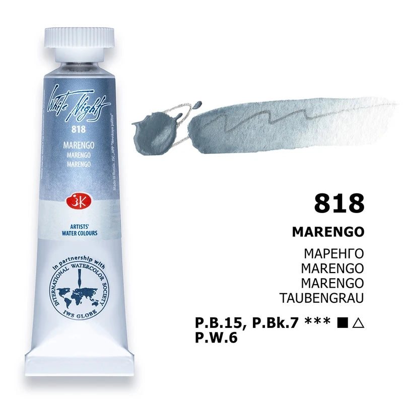 Colori Acquerello Granulanti Extra Fini 10ml - Serie Speciale Macaron