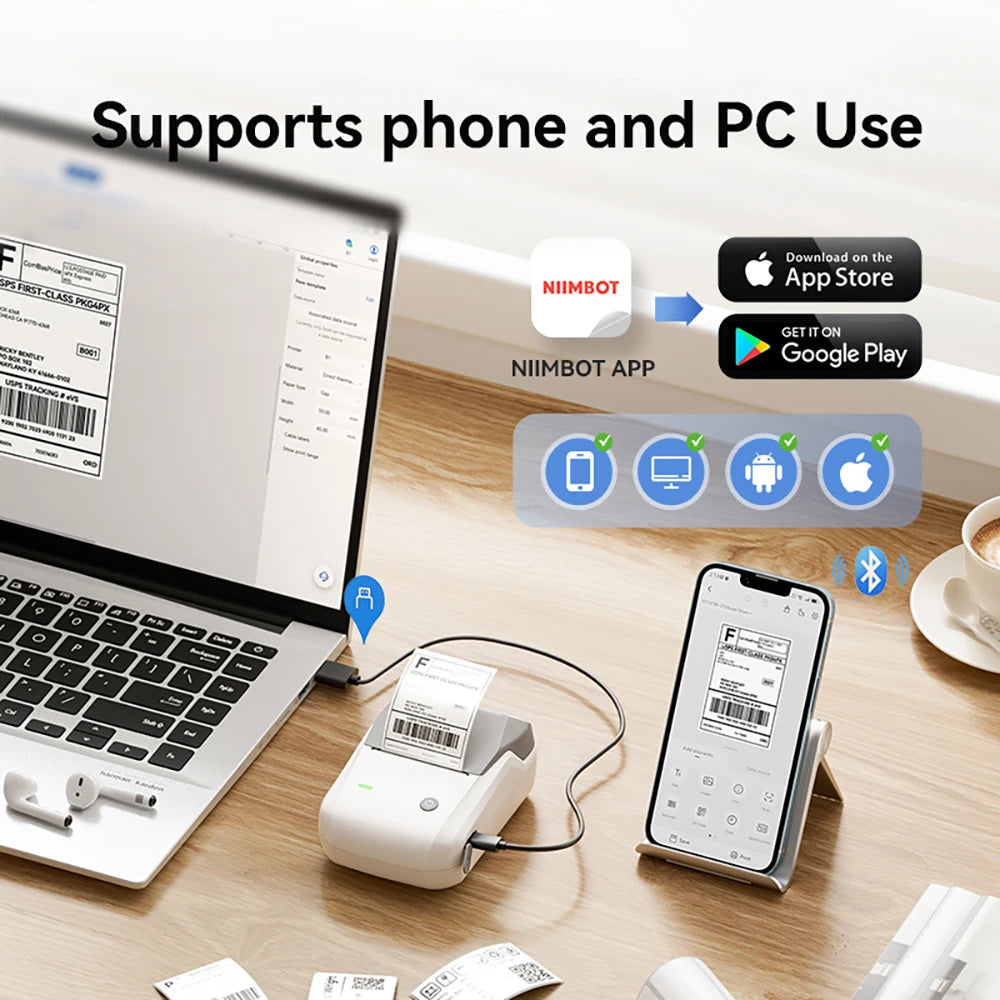 Stampante Etichette Termica Bluetooth Portatile Niimbot B1/B1 PRO
