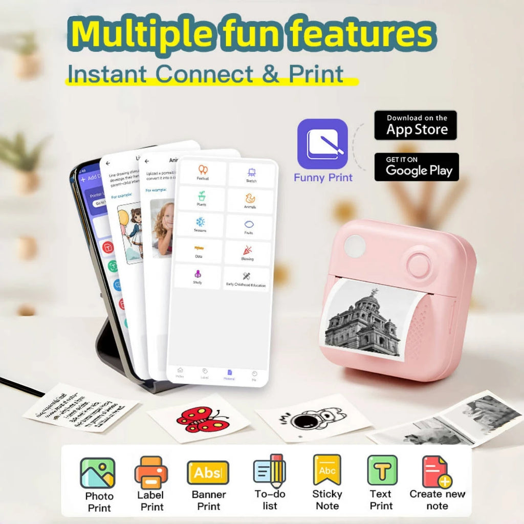 Stampante termica portatile D3 – Foto, etichette e note via Bluetooth