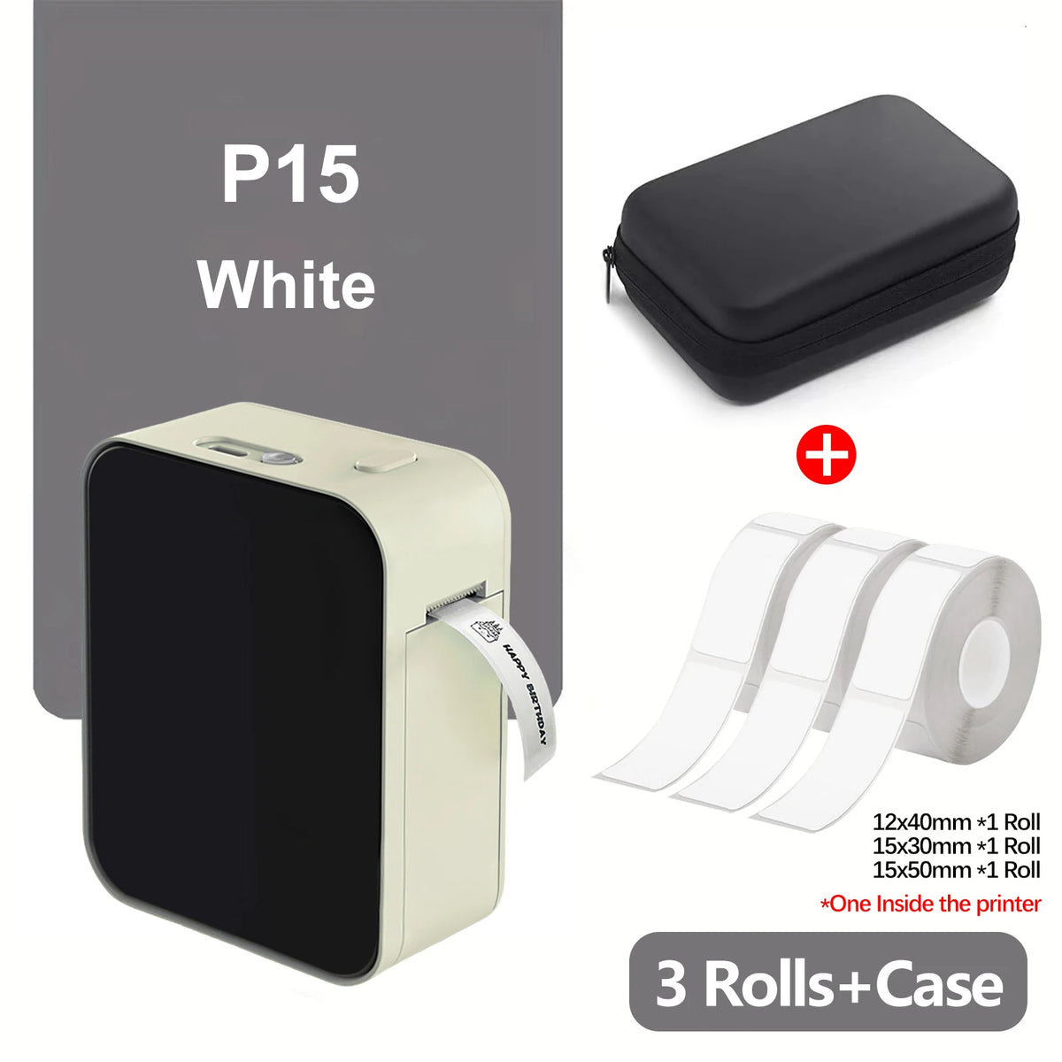 Stampante termica portatile P15 Mini – Etichette adesive Bluetooth 15 mm