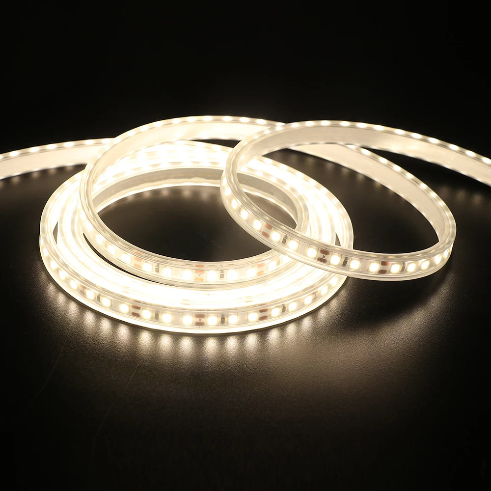 Striscia LED impermeabile IP67 12V/24V 2835, 120 LED/m, luce bianca, 1‑10 m