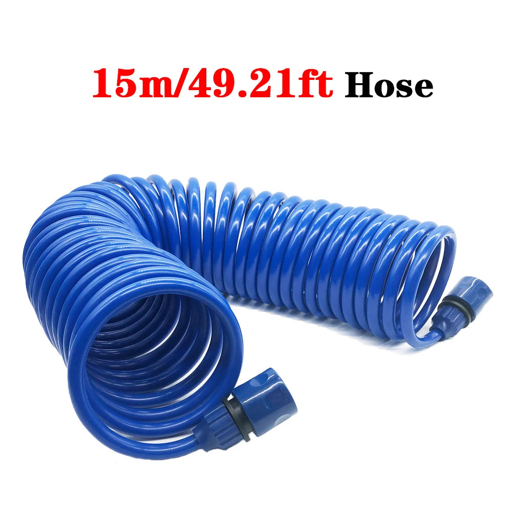 Tubo da Giardino Retrattile EVA 10‑15 m – Curly Magic, Espandibile e Portatile