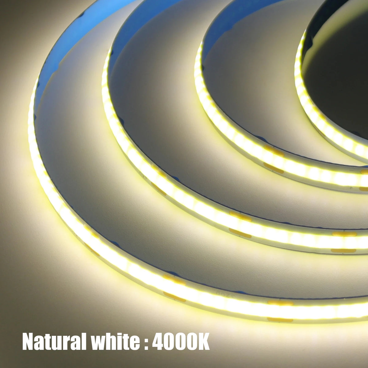Striscia LED COB 12V flessibile 3‑5‑8 mm, 0,5‑5 m, 9 colori, alta resa cromatica