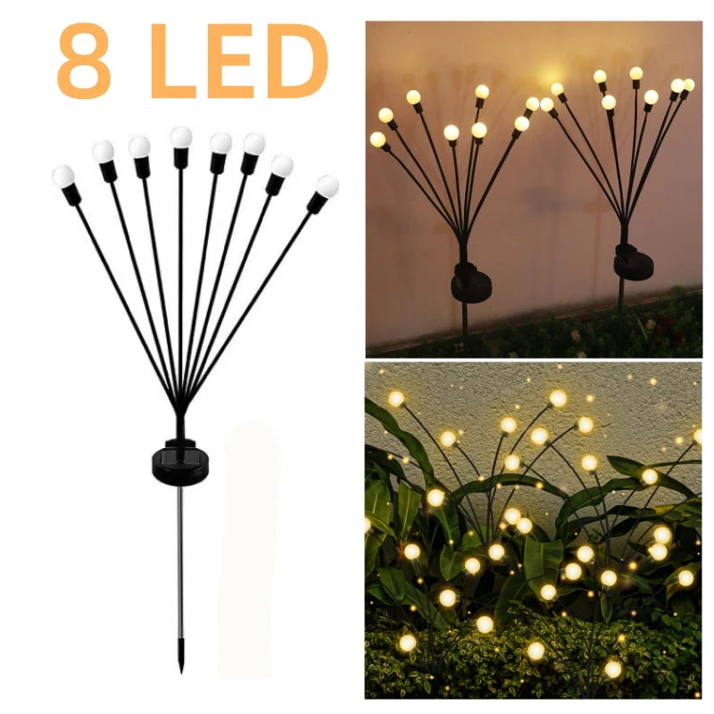 Luci Solari a Lucciola LED 6/8/10 per Giardino, Patio e Percorsi – Senza Fili