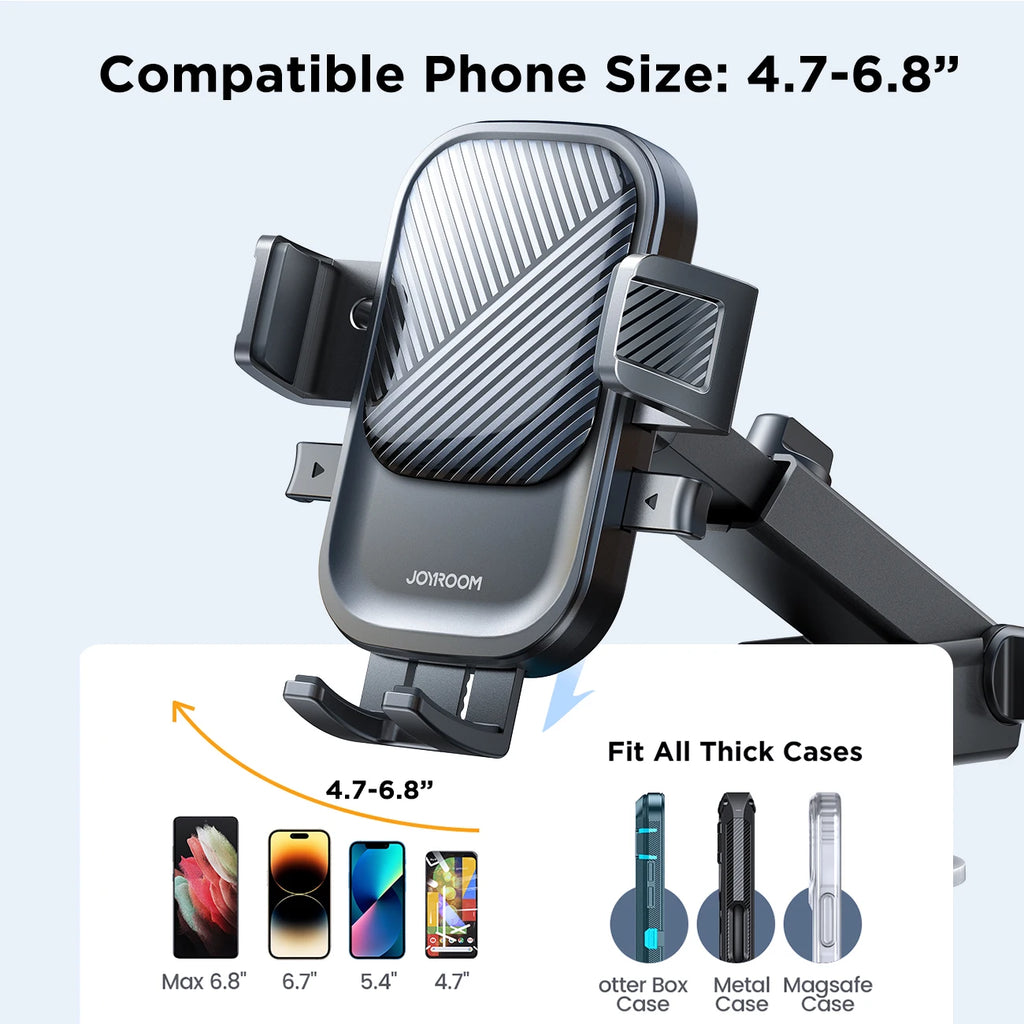 Supporto per telefono auto con ventosa - rotazione 360°, installazione a una…