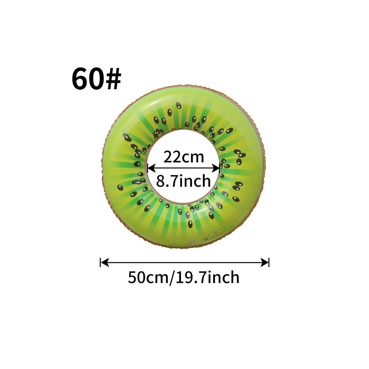 Anello gonfiabile Watermelon in PVC per piscina e spiaggia