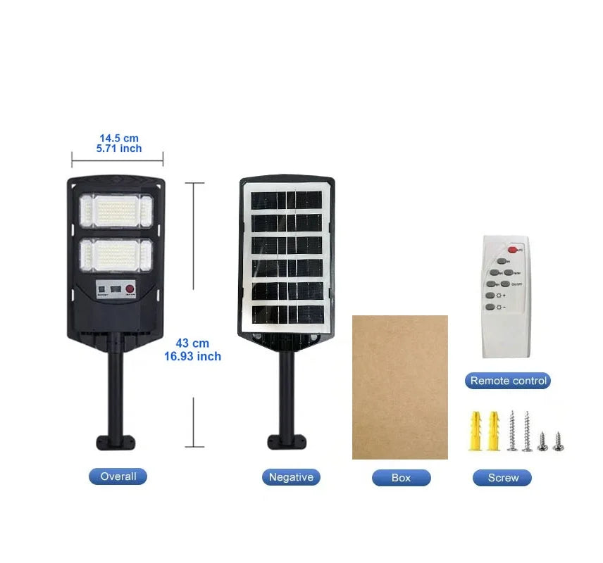 Lampada da Parete Solare LED con Sensore di Movimento, 84 LED, IP67, per…