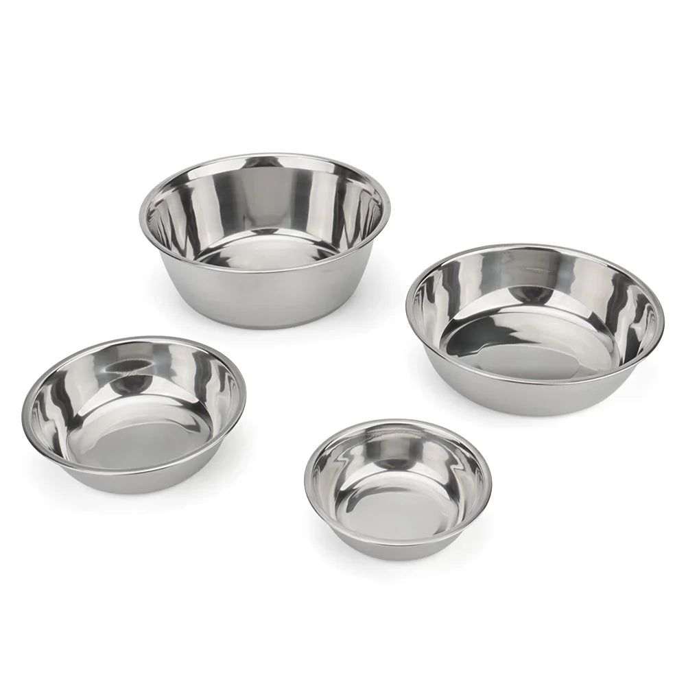 Ciotola Acciaio Inox per Cani e Gatti – Taglia Universale 11-19 cm