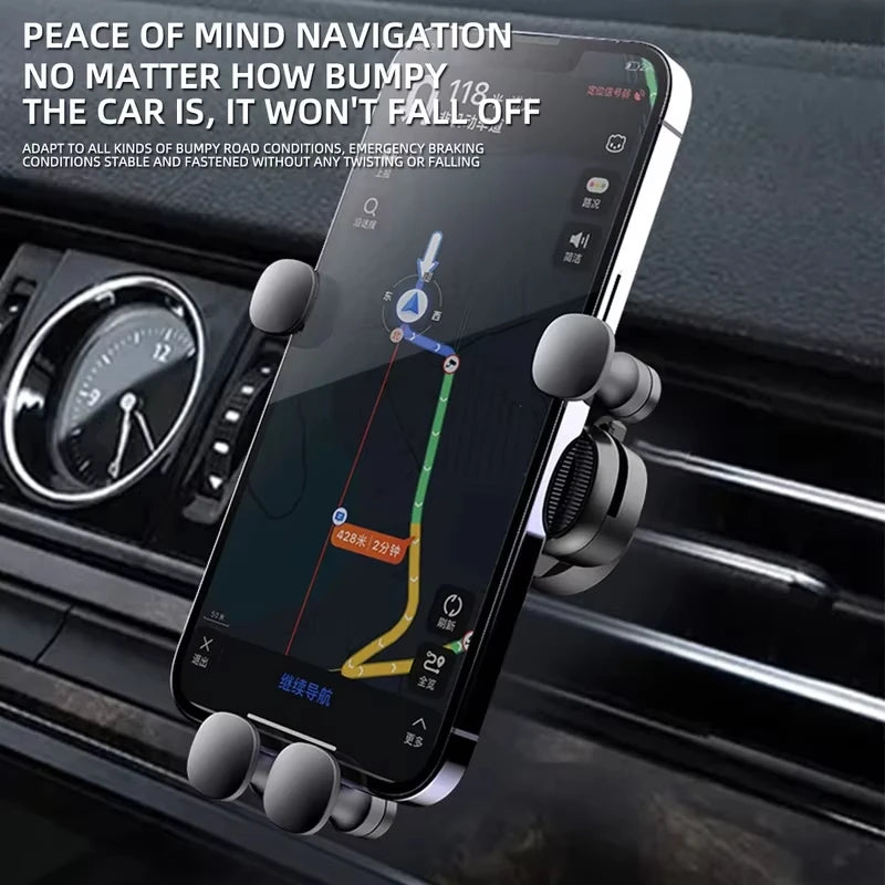 Supporto telefono auto a gravità universale per iPhone 13/12 e Xiaomi