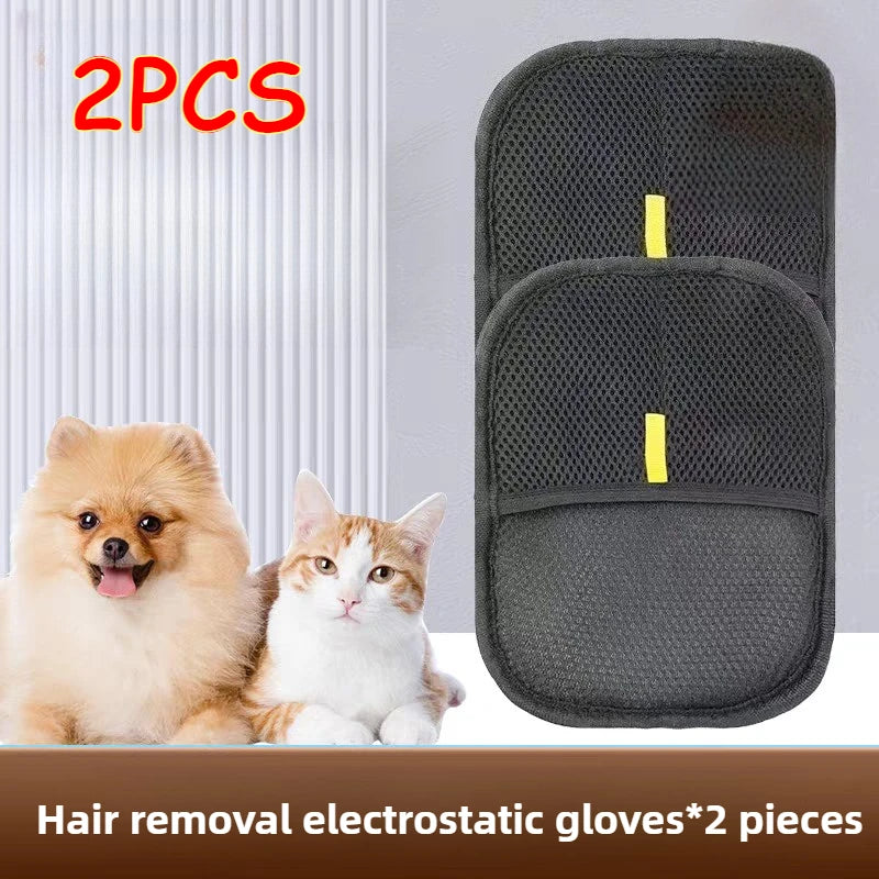 Guanto Rimuovi Pelo per Animali – Spazzola Statica per Cane e Gatto, 24x16 cm
