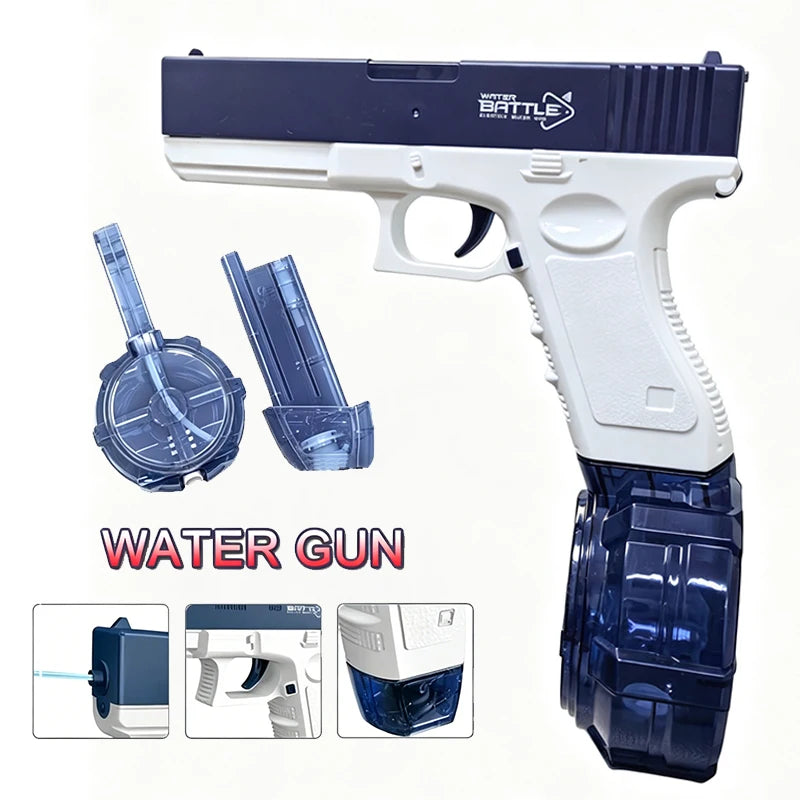 Pistola d'Acqua Elettrica per Adulti – Spruzzo Potente e Ricarica Automatica,…
